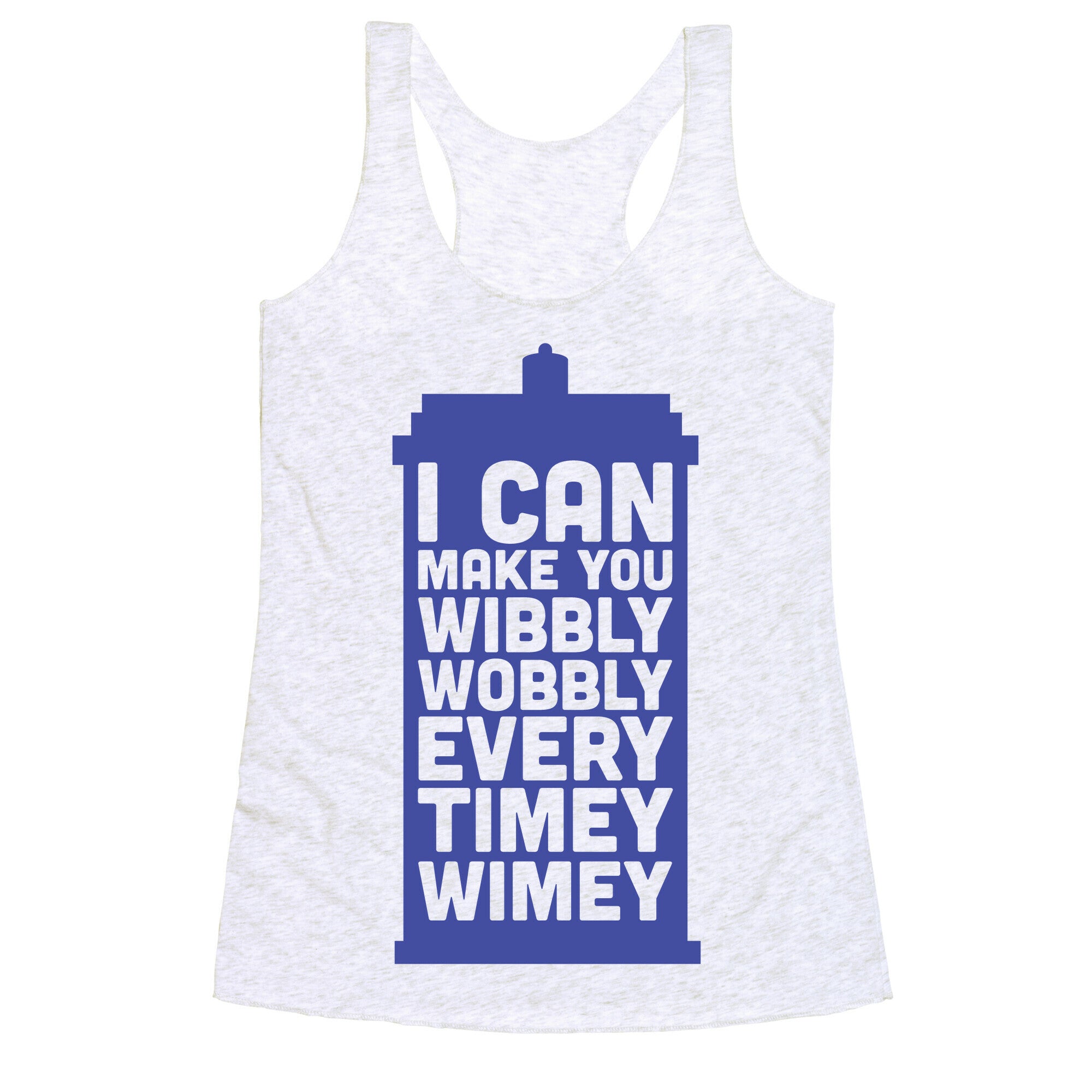 Every Timey Wimey Tank Racerback Tank